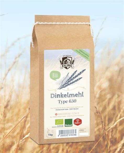 Bio Dinkelmehl Type 630 1kg 4260532370200