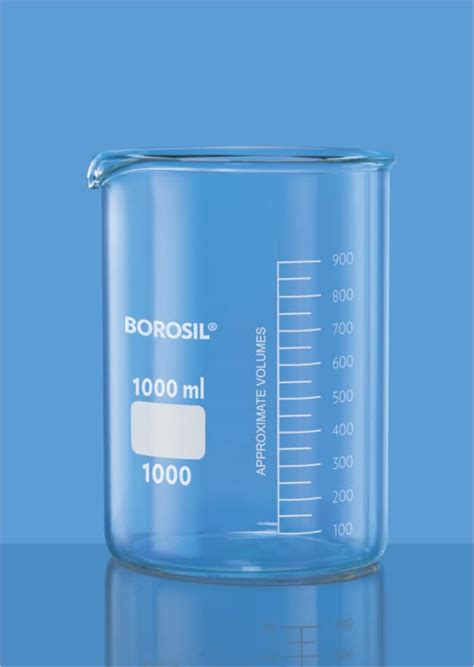 Foxx Life Sciences Borosil Low Form Griffin Beakers With Pouring Spouts