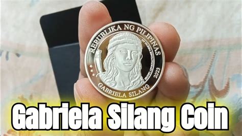 Bagong Barya Gabriela Silang Coin Silver Plated Brass Isa Sa