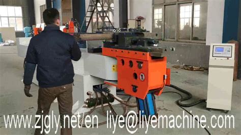 Dw Nc Hydraulic Pipe Bending Machine Youtube