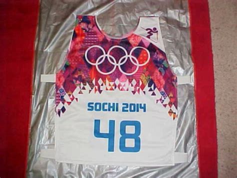 Sochi 2014 Winter Olympics Race Ski Bib Sochi 48 Go Us Ski Team Usa