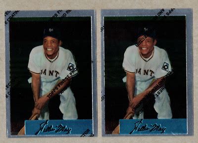 1996 Topps Commemorative Set Willie Mays New York Giants 4 EBay