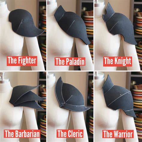 Armor Patterns Shoulder / Pauldron Pack in 2021 Cosplay diy