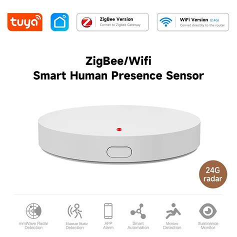 Tuya Smart Zigbee 24G Human Presence Detector MmWave Radar Pir Motion