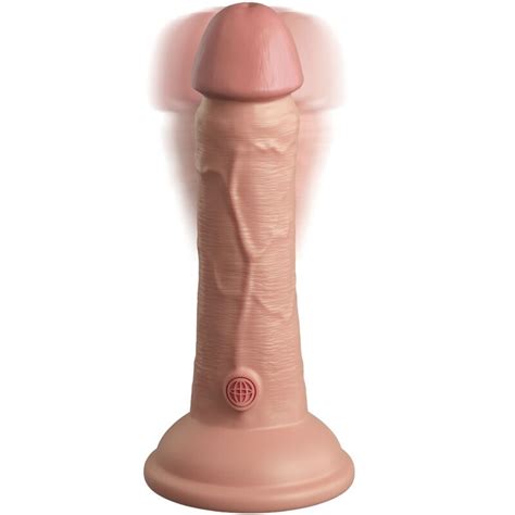 KING COCK ELITE DILDO REALISTICO VIBRADOR SILICONA 15 2 CM