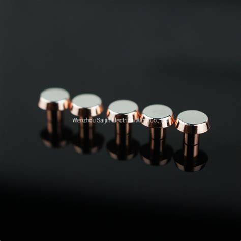 Wholesale Silver Contact Silver Alloy Bimetal Contact Rivets Electrical