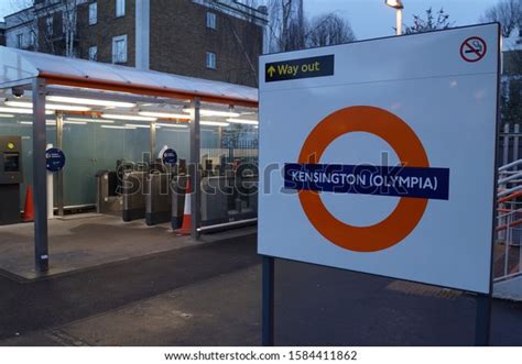 kensington olympia station royalty  images stock