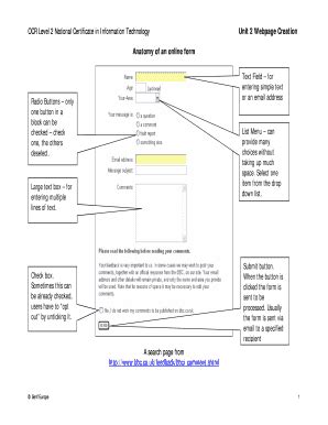 Fillable Online Anatomy Of An Online Form Fax Email Print PdfFiller