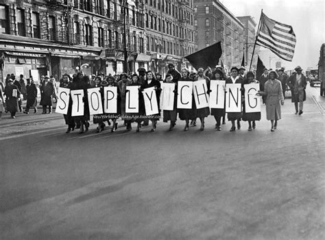 Harlem residents protest the Scottsboro verdict as... - New York: The ...