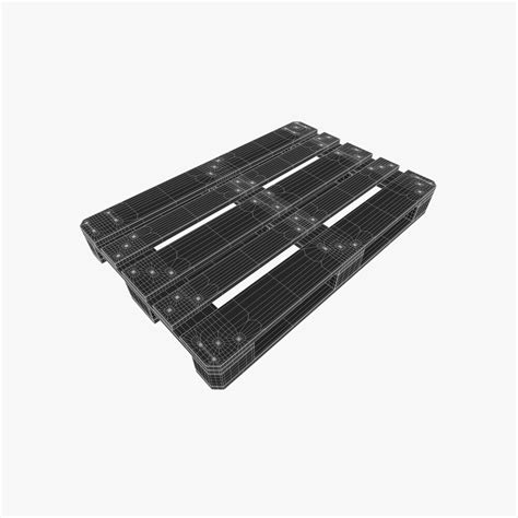 Wood Euro Pallet 3d Model Download Tools On