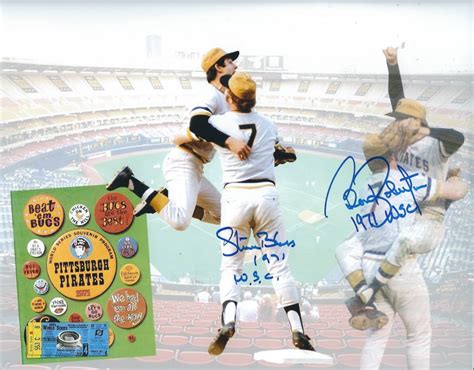 Autographed Steve Blass Bob Robertson X Pittsburgh Pirates Photo