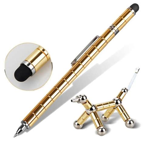 2018 Magnetic Polar Pen Metal Magnet Modular Think Ink Toy Stress