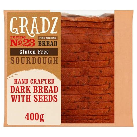 Gradz Bakery Gluten Free Dark Sourdough With Seeds Ocado