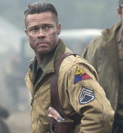 Brad Pitt Don Wardaddy Collier Fury 2014 Brad Pitt Fury Brad