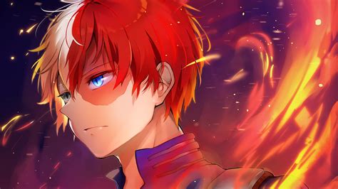 Blue Eyes Shoto Todoroki Hd My Hero Academia Wallpapers Hd Wallpapers Images And Photos Finder