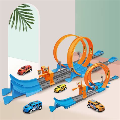 Hotwheels Pista De Corrida De Carros De Brinquedo Linha Girat Ria