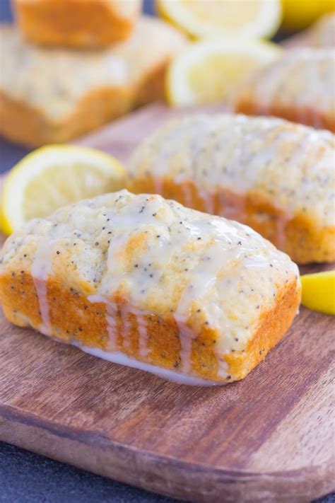 Lemon Poppy Seed Bread With Glaze Mini Or Regular Pumpkin N Spice