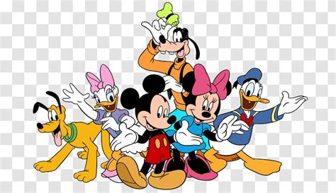 Mickey Mouse Minnie Donald Duck Goofy Pluto Fun Daisy Cliparts