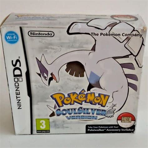 Pokemon Boxed SoulSilver Nintendo DS Game Manual Depop