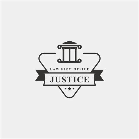 Vintage Retro Badge Lawyer Law Office Logo Vector Design Inspiration ...