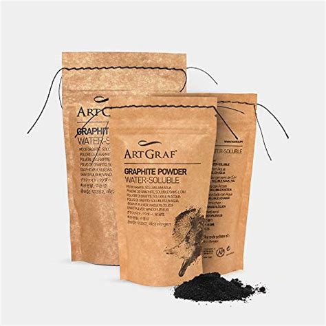 Art Graf Water Soluble Graphite Powder G Bag Gray Wantitall