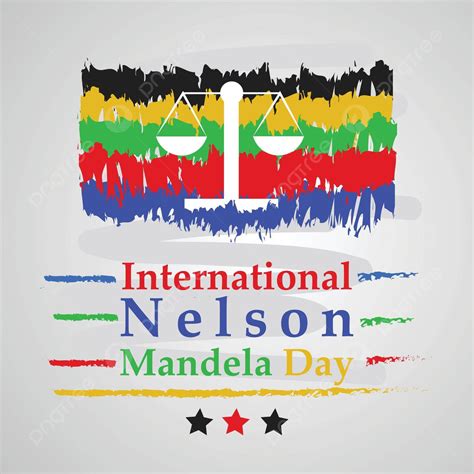 Illustration Of Nelson Mandela Day Background International Lawyer