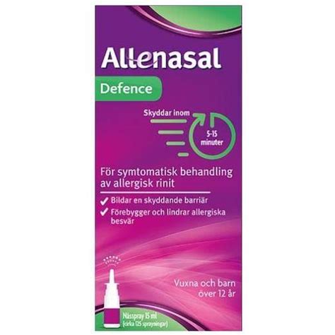 Allenasal Defence 15ml Nässpray • Hitta Bästa Pris