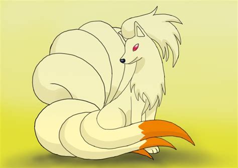 Learn How To Draw Ninetales From Pokemon Pokemon Step By Step