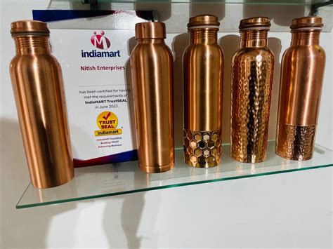 1000 ML Copper Water Bottle At Rs 450 Piece In New Delhi ID