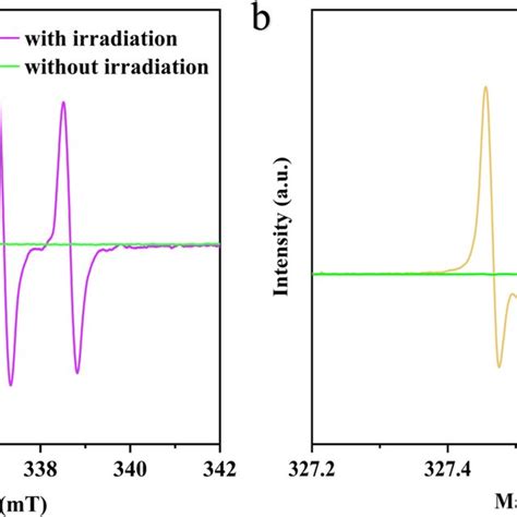 A Epr Spectra Of Dmpo O2·− With Or Without Irradiation B Epr Spectra Download Scientific