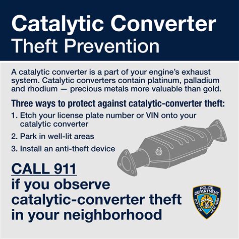 Nypd News On Twitter ⚠️thieves Are Targeting Catalytic Converters Hoping To Cash In On The