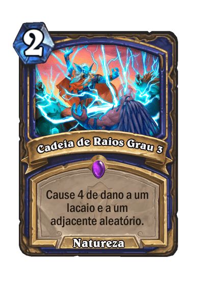 Cadeia De Raios Grau Biblioteca De Cards De Hearthstone