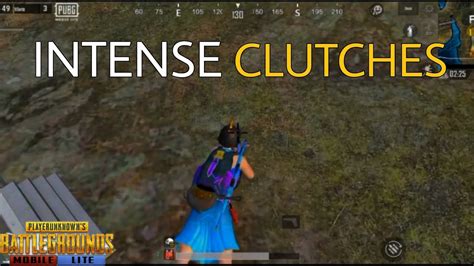 One Man Squad Intense Clutches V Full Gameplay Bgmi Lite Pubg