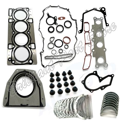 Engine Overhaul Gasket Set Kits Crankshaft Conrod Bearing Shells Fit