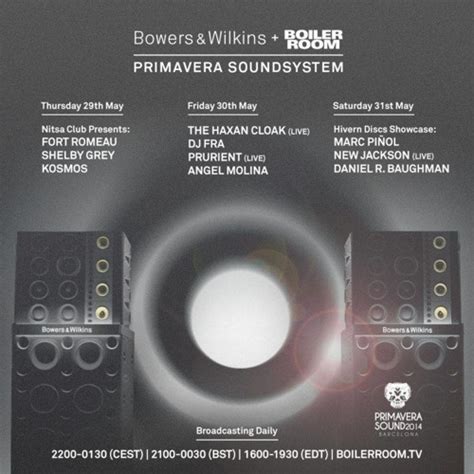 Stream Angel Molina Boiler Room X Bowers And Wilkins Primavera Sound Dj