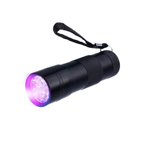 China Portable Aluminum 9LED Mini Fleshlight Violet Light Ultraviolet