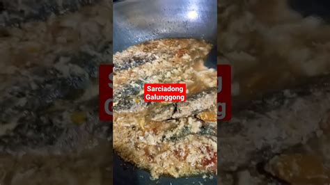 Sarciadong Isda Galunggong Recipe Short Youtube