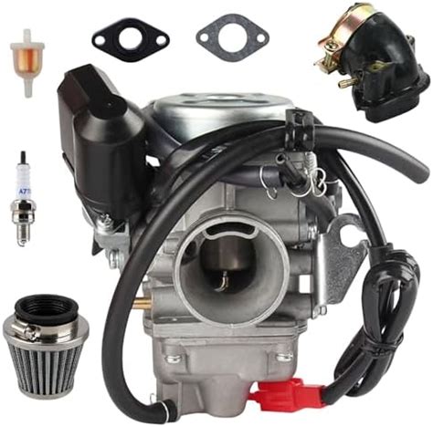 Amazon Pd J Carburetor Mm Carb With Fuel Filter Spark Plug