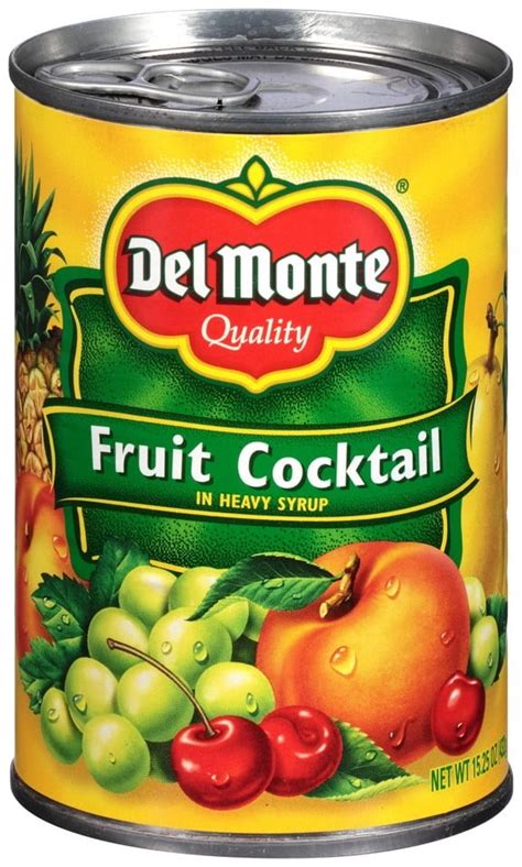 Del Monte Fruit Cocktail Heavy Syrup Canned Fruit 15 25 Oz Can