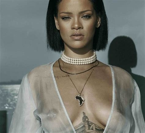 Rihanna S Boobs In Needed Me Music Video