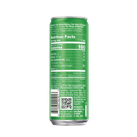 Red Bull Green Edition Dragon Fruit Energy Drink 12 Fl Oz Can