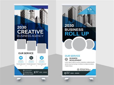 Creative Business Roll Up Banner Design Standee Design Banner