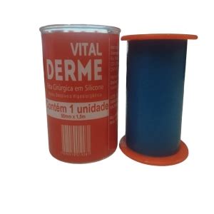 Fita De Silicone Hipoalergica Cirurgica Cmx M Vital Derme