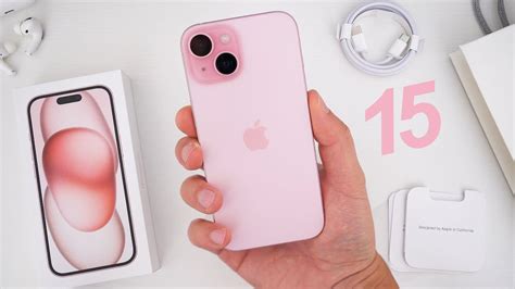 Apple IPhone 15 Unboxing Hands On First Impressions Pink YouTube