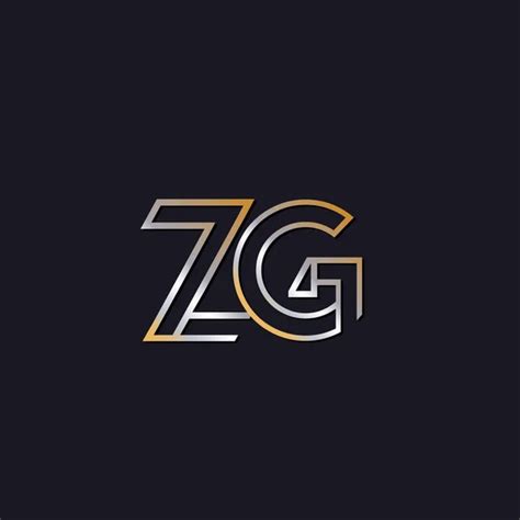 Letters Zg Vector Art Stock Images Depositphotos