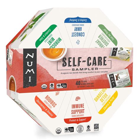 Amazon Numi Organic Tea Self Care Sampler Herbal Tea Gift Set