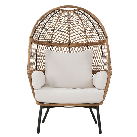 Better Homes Gardens Ventura Boho Stationary Wicker Egg Chair Deal