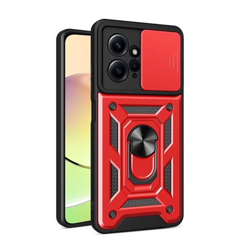 Odolný Kryt Camcover Armor červený Xiaomi Redmi Note 12 4g Levné