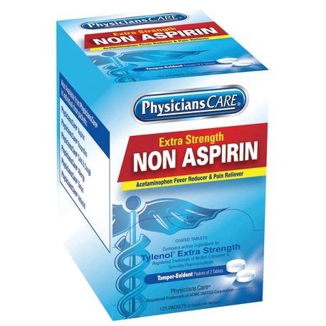 PhysiciansCare 40 800 Extra Strength Non Aspirin Acetaminophen