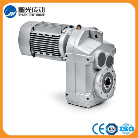 Parallel Shaft Gear Motor Helical Gearbox With Hollow Output Shaft